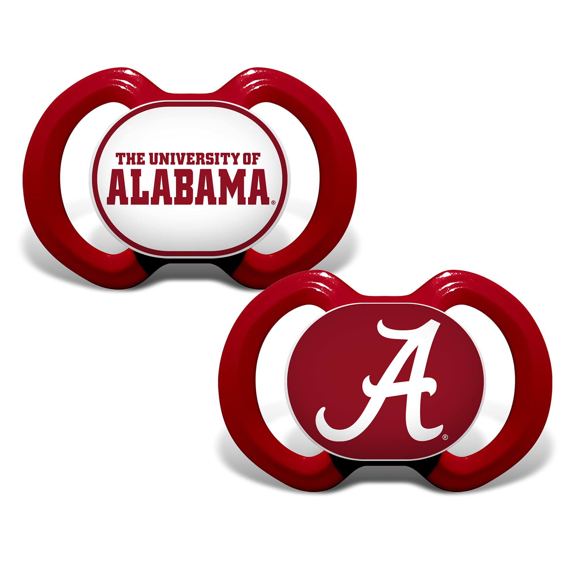 NCAA Baby Pacifiers for Newborns & Infants - Officially Licensed College Team Designs - Perfect for Game Day, Nursery, and Travel
