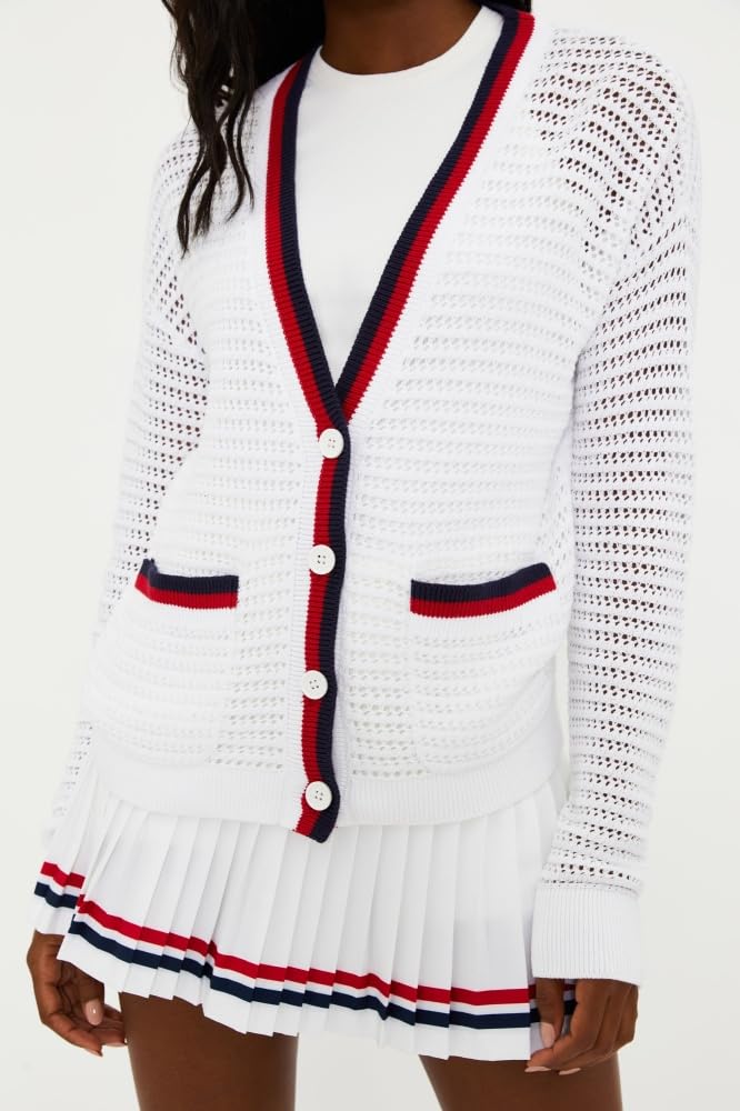 Beach Riot Women's Gene Cardigan - Lightweight Knit Sweater for Spring & Fall - Casual Loose Fit Open Front Cover-Up for Beach, Travel & Lounge