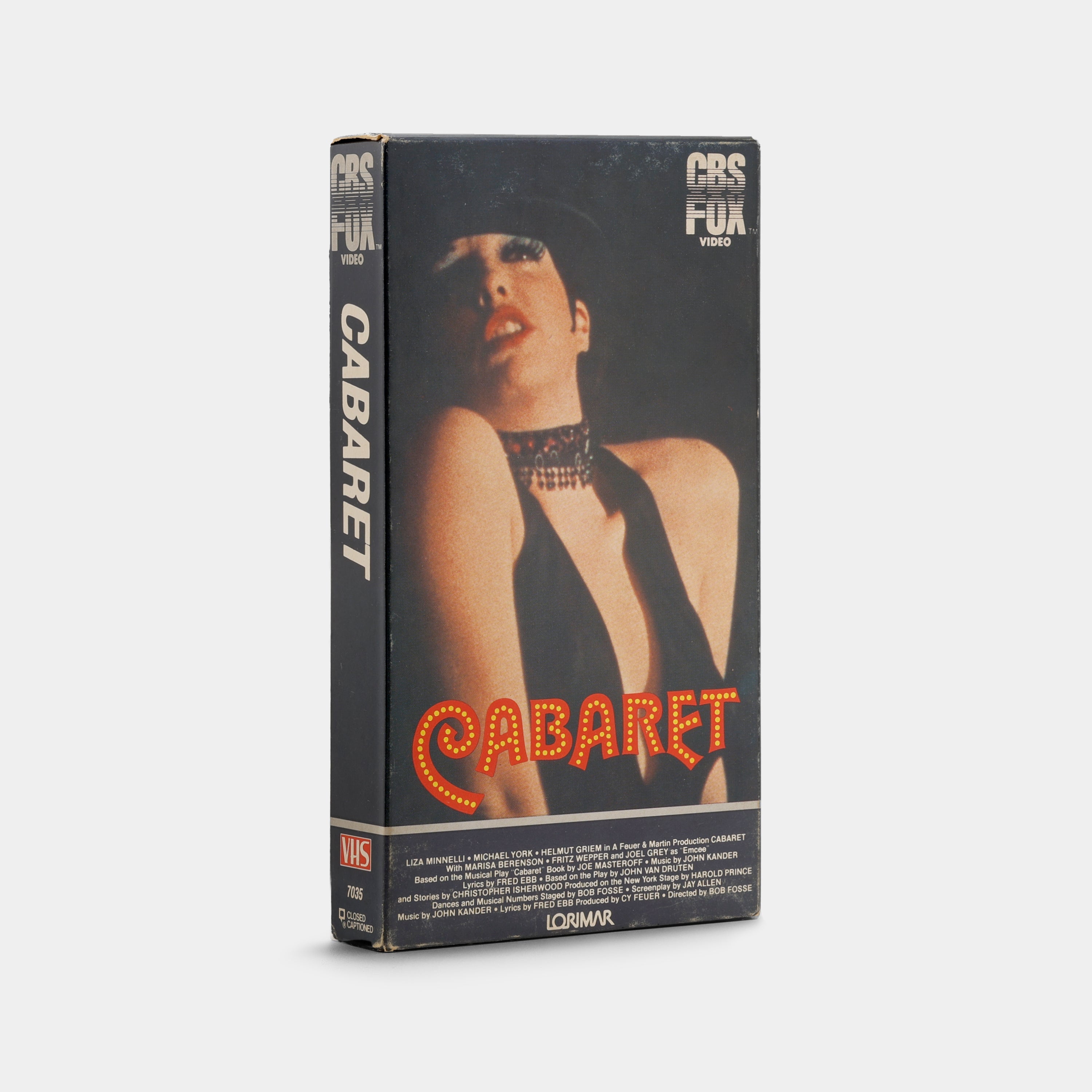 Vintage Cabaret Movie VHS Tape - Classic Musical Film for Collectors & Movie Enthusiasts - Perfect for Retro Home Theater & 70s Nostalgia Nights