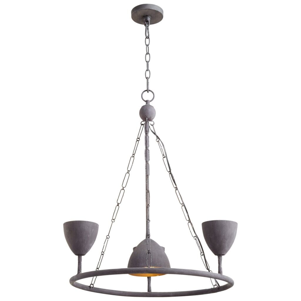 Cyan Design 10971 Mina Pendant Light Fixture - Modern Noir Black Chandelier for Dining Room & Bedroom Lighting