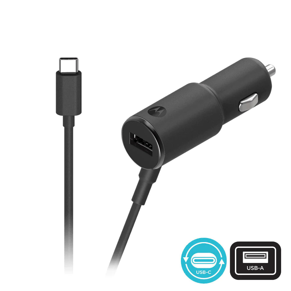 Motorola SJV101 Duo Car Charger for TLK 110 & TLK 25 Two-Way Radios - Fast Charging for Road Trips, Work Sites & Emergency Communication