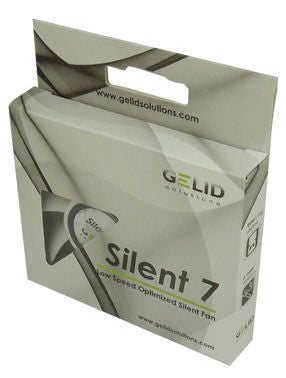 Gelid Silent 7 70x70x15mm Case Fan with 3 Pin Connector - Ultra Quiet Cooling for PC, Gaming Rig & Home Office Computers - FN SX07 22