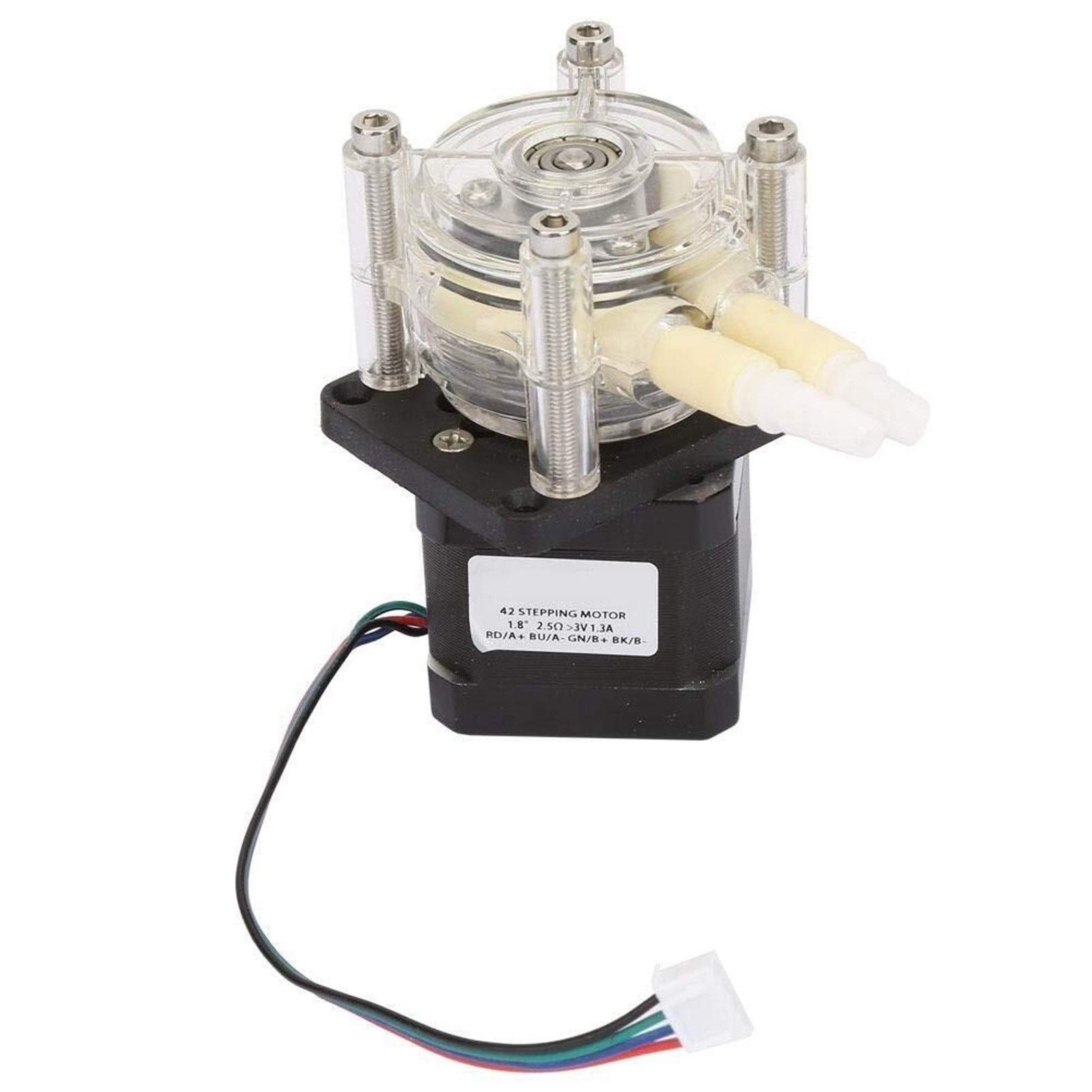 High Flow Corrosion Resistant Vacuum Peristaltic Pump with Stepper Motor (6-30V) - Self Priming Peristaltic Pump for Aquarium, Chemical Transfer & Liquid Handling - Perfect for Lab, Industrial & Home Use