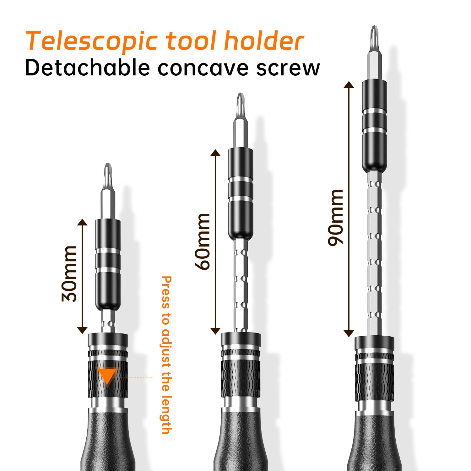 48-in-1 Magnetic Screwdriver Set - Professional Repair Tool Kit for Phones, Laptops, Watches