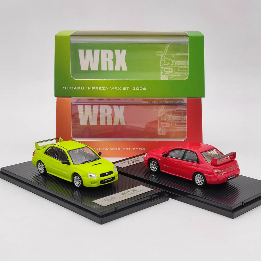 1:64 Scale Subaru Impreza WRX STI 2006 Diecast Model Car - Miniature Collectible Toy Vehicle for Hobbyists & Car Enthusiasts - Perfect for Display, Gifts, and Racing Simulation Scenes