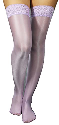 Purple - Thigh High 70 Denier