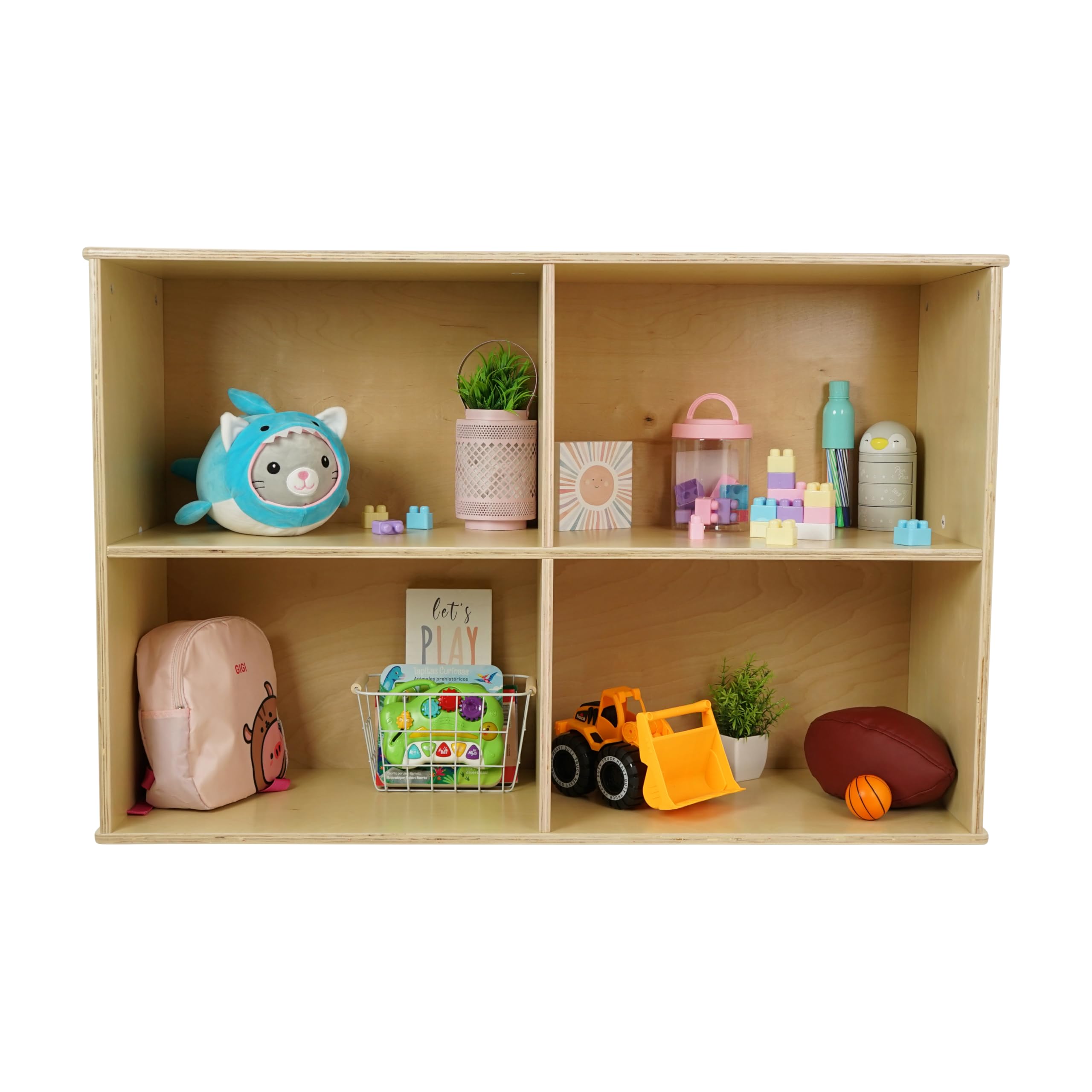 FDP 4-Compartment Cubby Shelf Organizer - 30