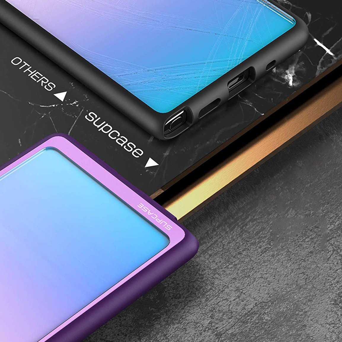 Samsung Galaxy Note10 Plus / Note10 Plus 5G Case - Unicorn Beetle Style Slim Clear Protective Cover in Purple | Perfect for Daily Use, Work & Travel
