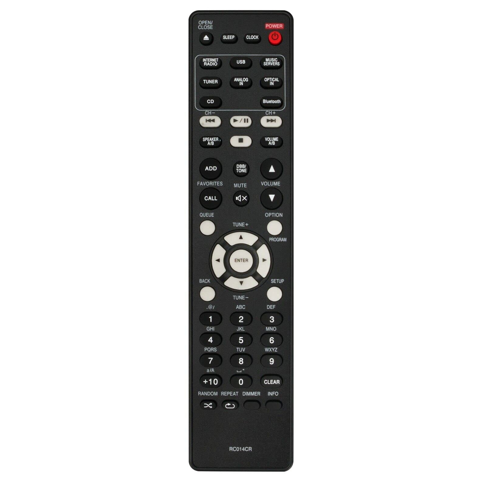 Original Marantz M-CR612 Network CD Receiver Replacement Remote Control (2019 Model) - Perfect for Home Audio Systems & Entertainment Centers