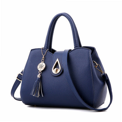 Luxury Designer Women's Handbag with Tassel - Top Handle & Shoulder Messenger Bag for Women - Elegant Fashion Accessory for Work, Travel & Evening Events