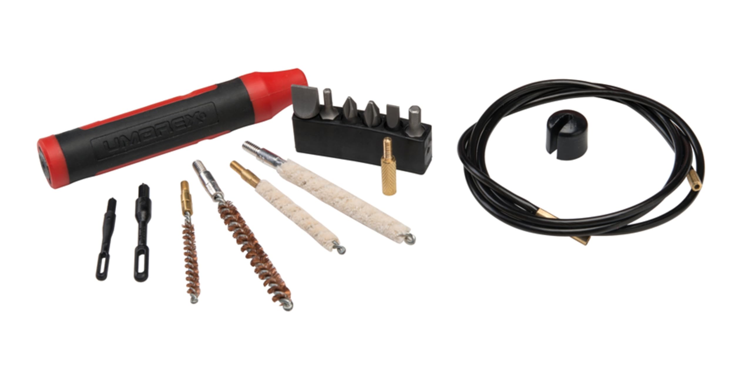 Umarex .177 & .22 Caliber Air Gun Cleaning Kit - Complete Maintenance Set with Rod, Brushes, Mops, Jags, Pads & Thread Adapter | Perfect for Rifle & Pistol Cleaning, Target Practice & Hunting Maintenance