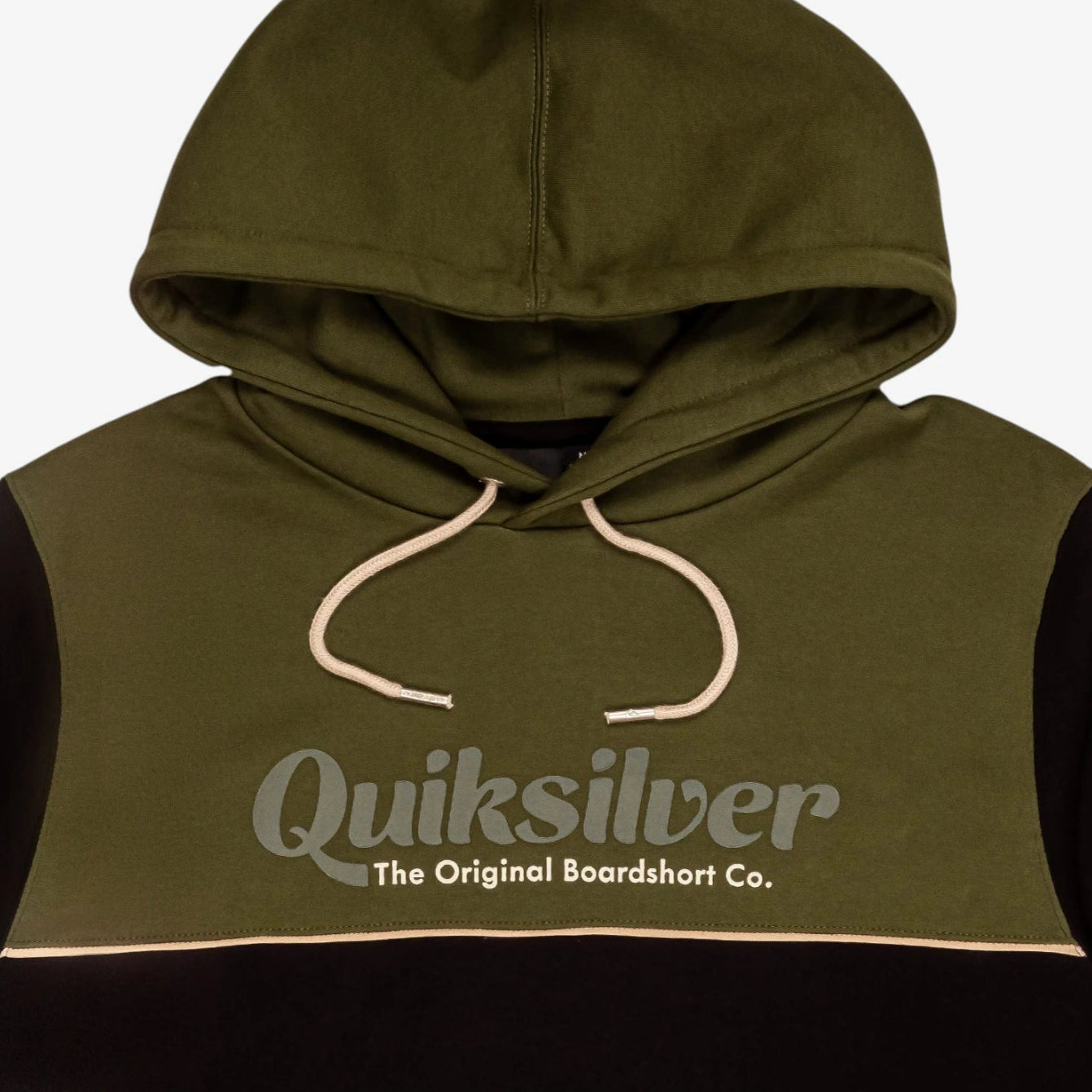 Quiksilver Sunchiser Hoodie - Green & Black Pullover for Men & Women | Comfortable Casual Wear for Outdoor Activities & Street Style