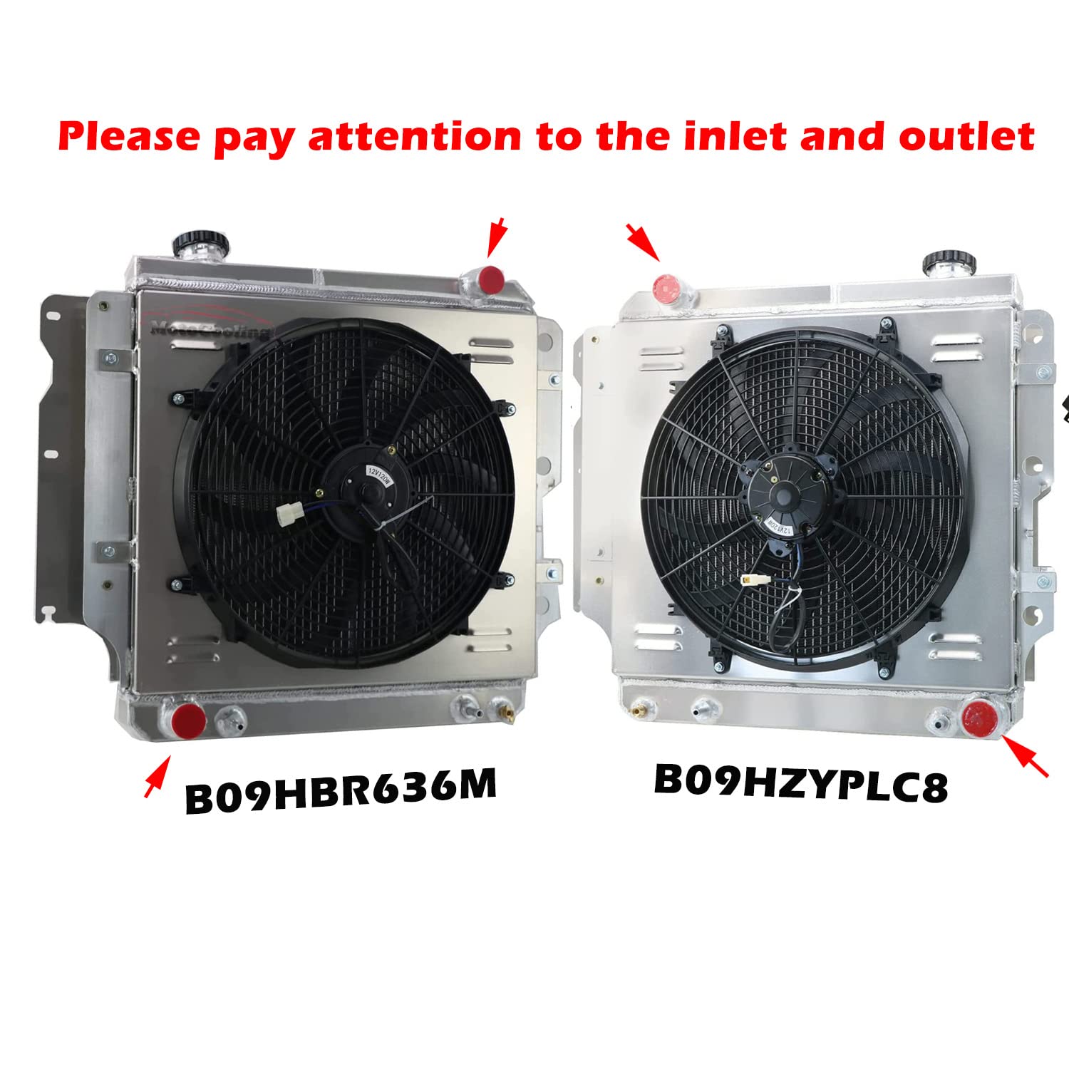 High Performance Aluminum Radiator for 1987-2006 Jeep Wrangler YJ TJ Unlimited 2.4L 2.5L 4.0L 4.2L L4 L6 Gas Engine - 3 Row Cooling System with 16