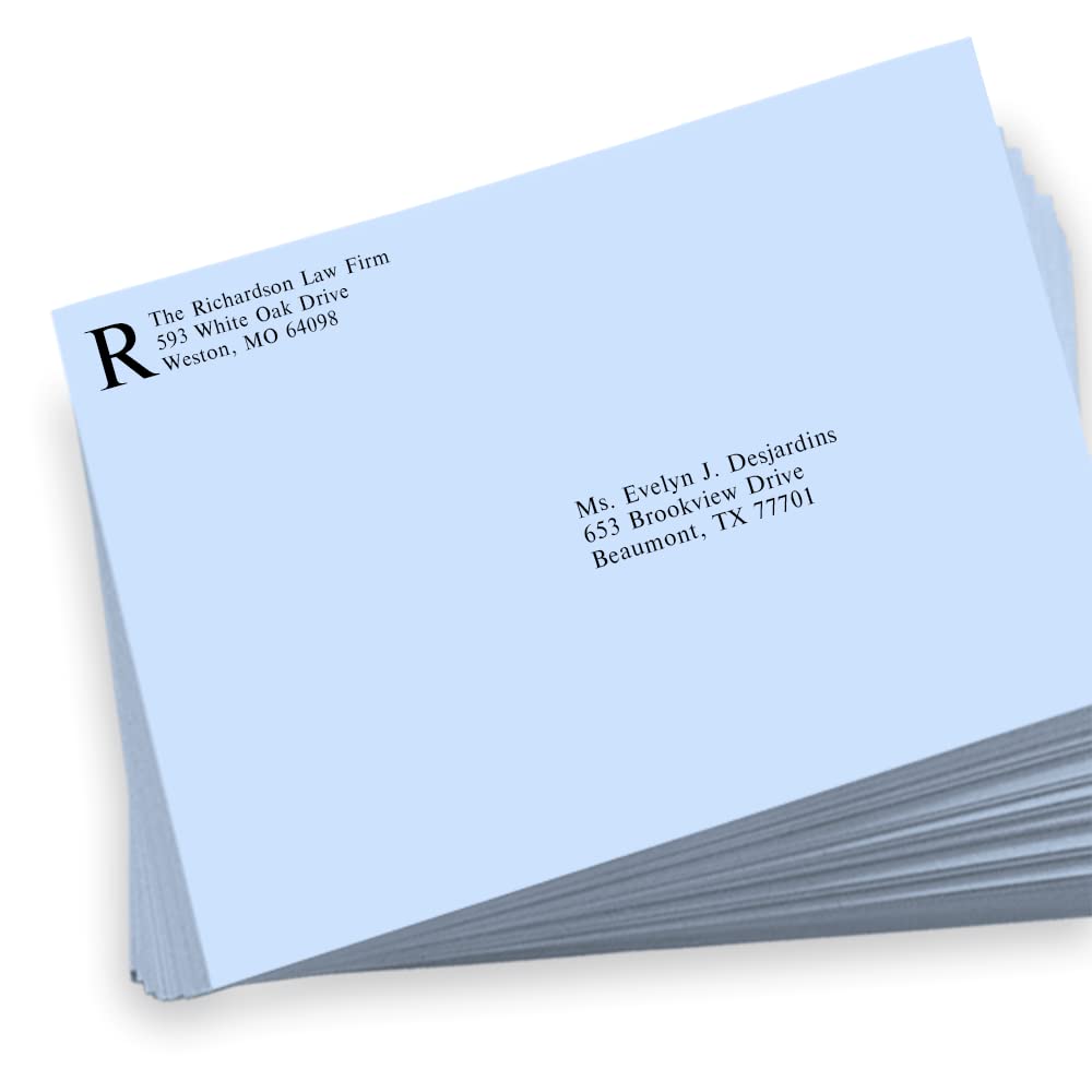LUXPaper 9 x 12 Booklet Envelopes - Premium 80lb Text Weight, Baby Blue Color, Pack of 500 | Perfect for Wedding Invitations, Business Mailers, Greeting Cards & Stationery