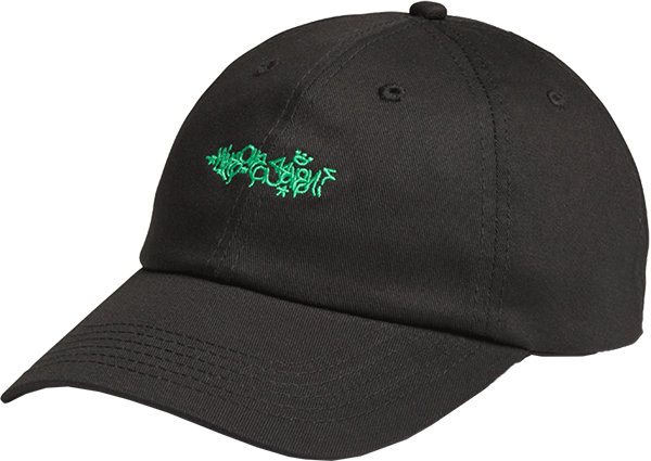 Call Me 917 Green Flow Skateboard Hat - Adjustable Black Snapback for Skateboarding & Streetwear Fashion