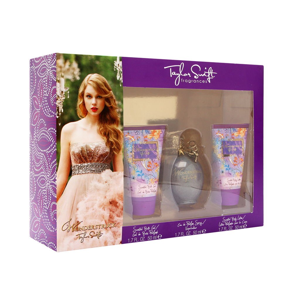 Taylor Swift Wonderstruck Perfume Gift Set for Women - 3 Piece Fragrance Collection (1.7 oz) | Perfect for Birthdays, Anniversaries & Special Occasions