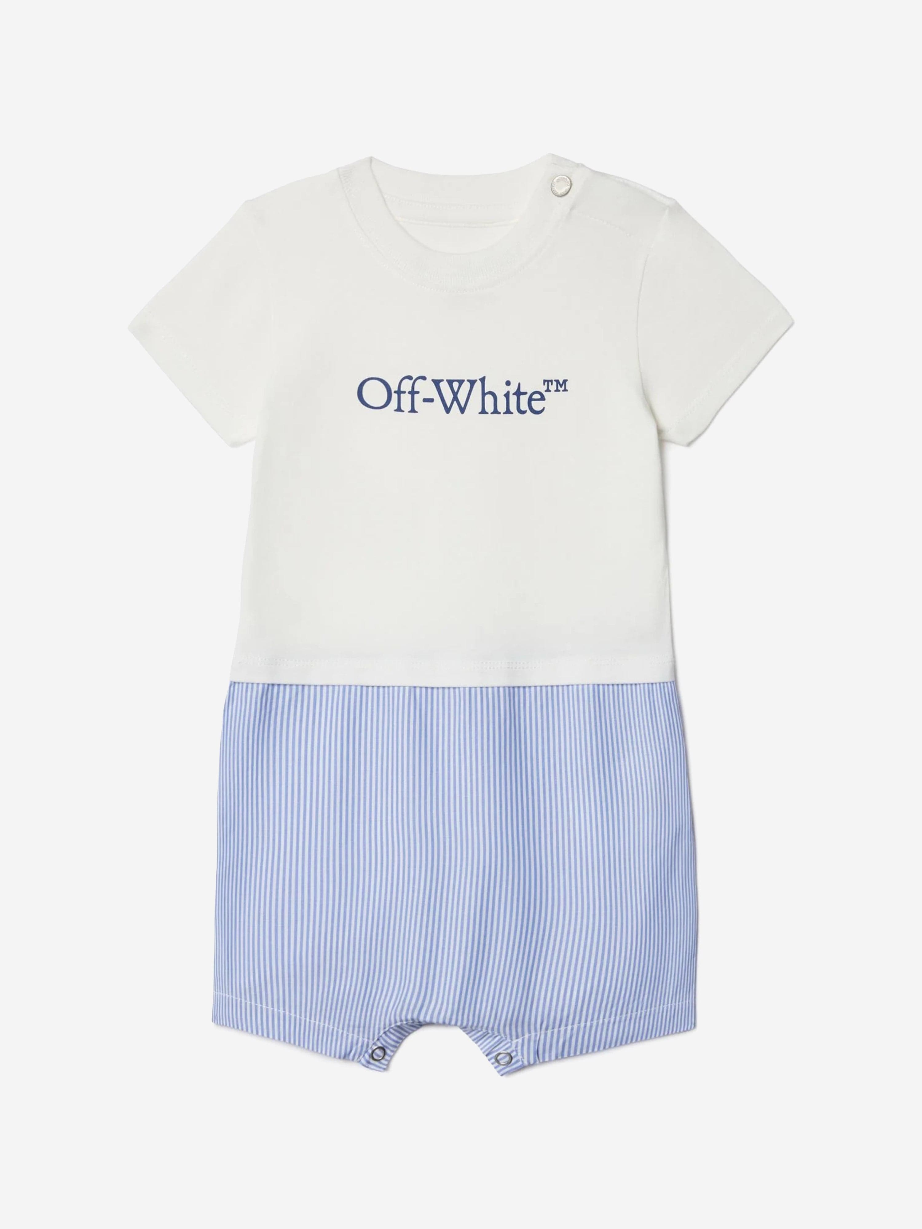 Baby Boys Bookish Mix Romper - Blue Cotton Jumpsuit for Infants & Toddlers | Perfect for Playtime, Photo Shoots & Casual Outings