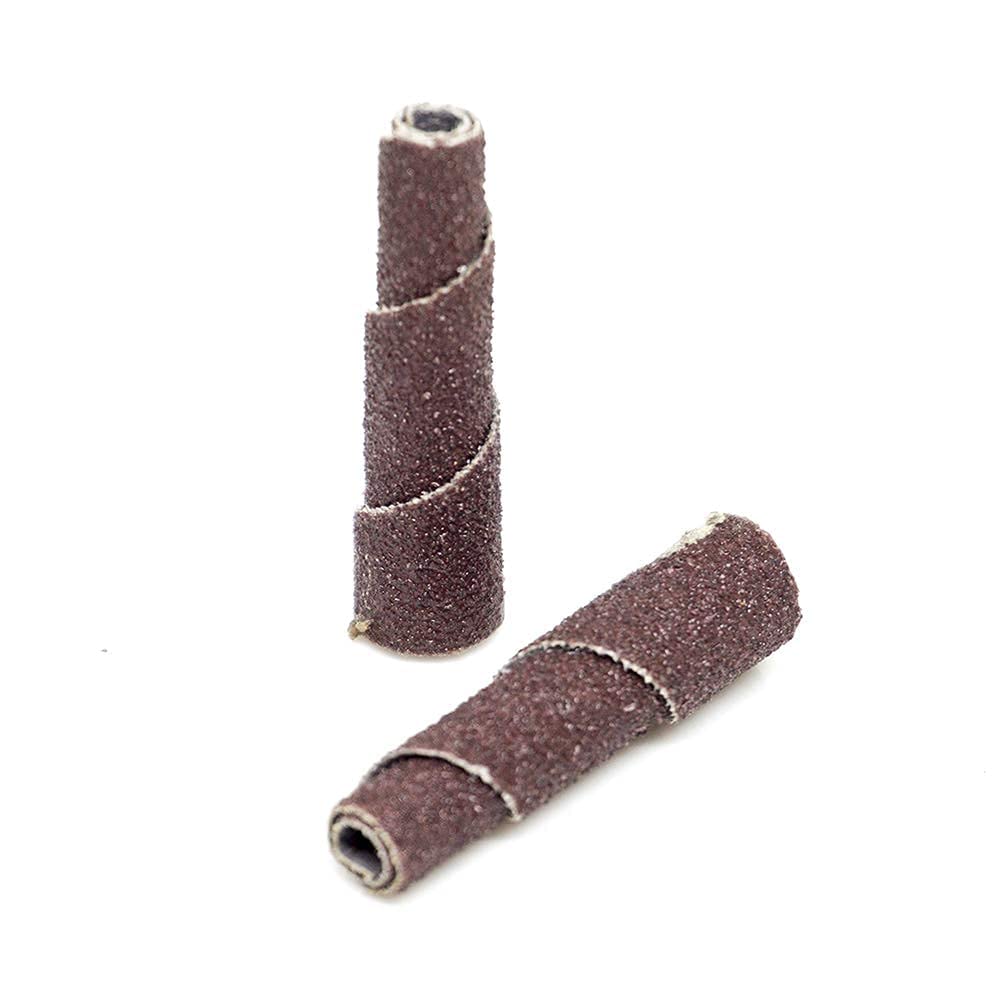 Benchmark Abrasives 10-Pack Aluminum Oxide Tapered Sanding Cartridge Rolls - 3/8