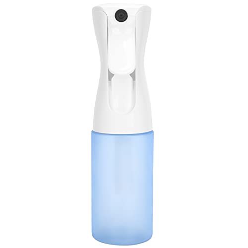 Clear Continuous Water Spray Bottles for Hair Styling, Skin Care & Plant Misting - Empty Refillable Spray Bottle (Blue) | Perfect for Salons, Home Gardening & Beauty Routines