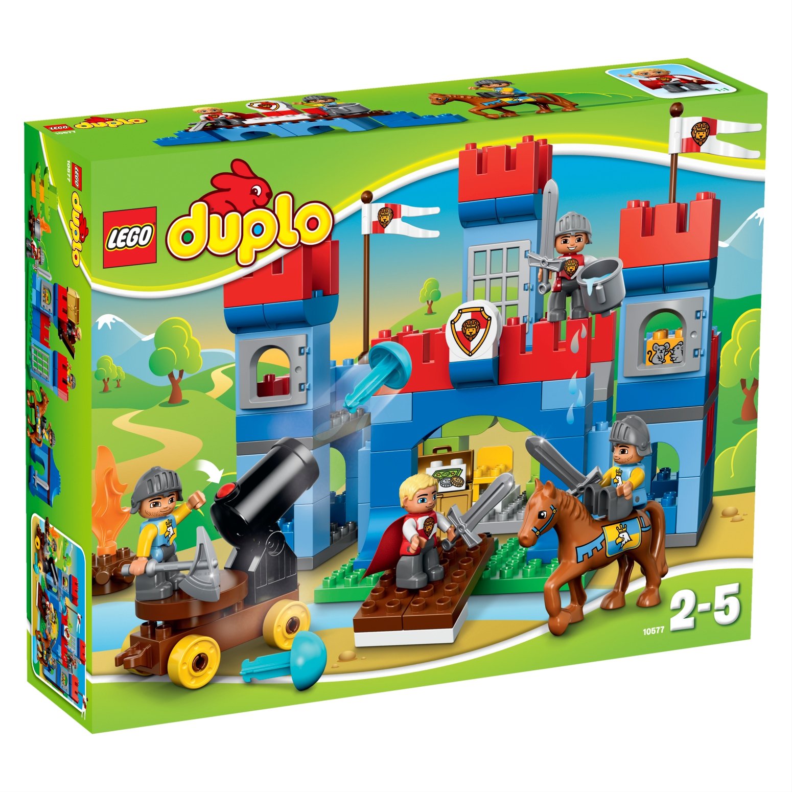 LEGO DUPLO Big Royal Castle (10577) - Creative Building Blocks for Toddlers, Perfect for Pretend Play & Early Learning | Birthday Gifts & Preschool Educational Toys