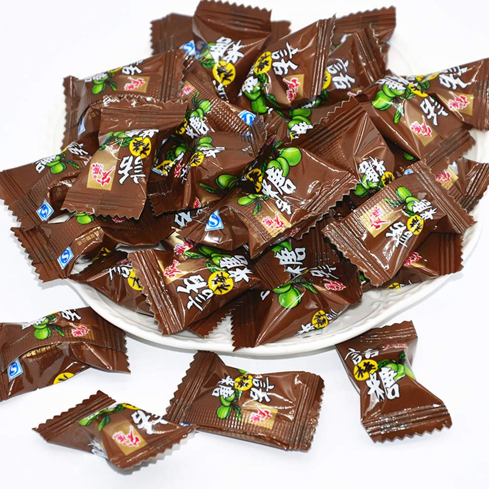 HELENOU666 Plum Hard Candy - Sweet & Tangy Treat for Weddings, Office Snacks & Leisure Time | Perfect for Party Favors, Gift Bags & Everyday Enjoyment
