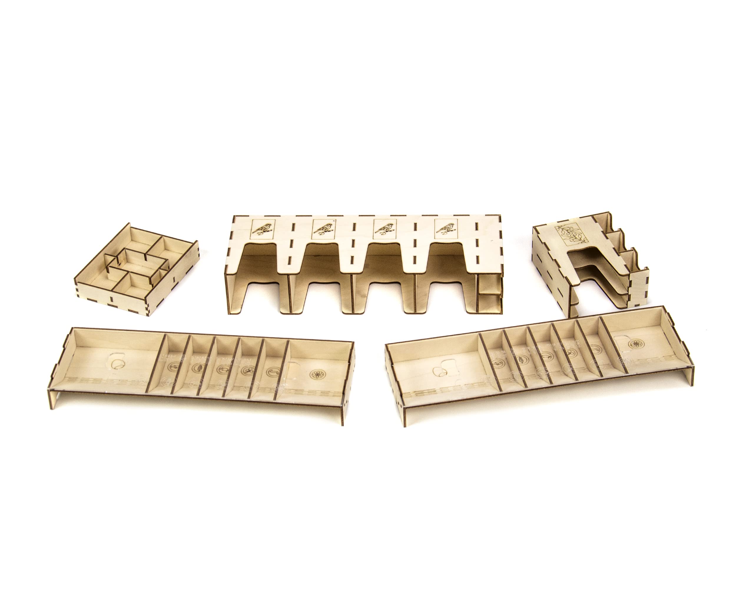 Wings Organizer for Wingspan Board Game & Expansions - Premium Storage Solution for Game Nights & Travel