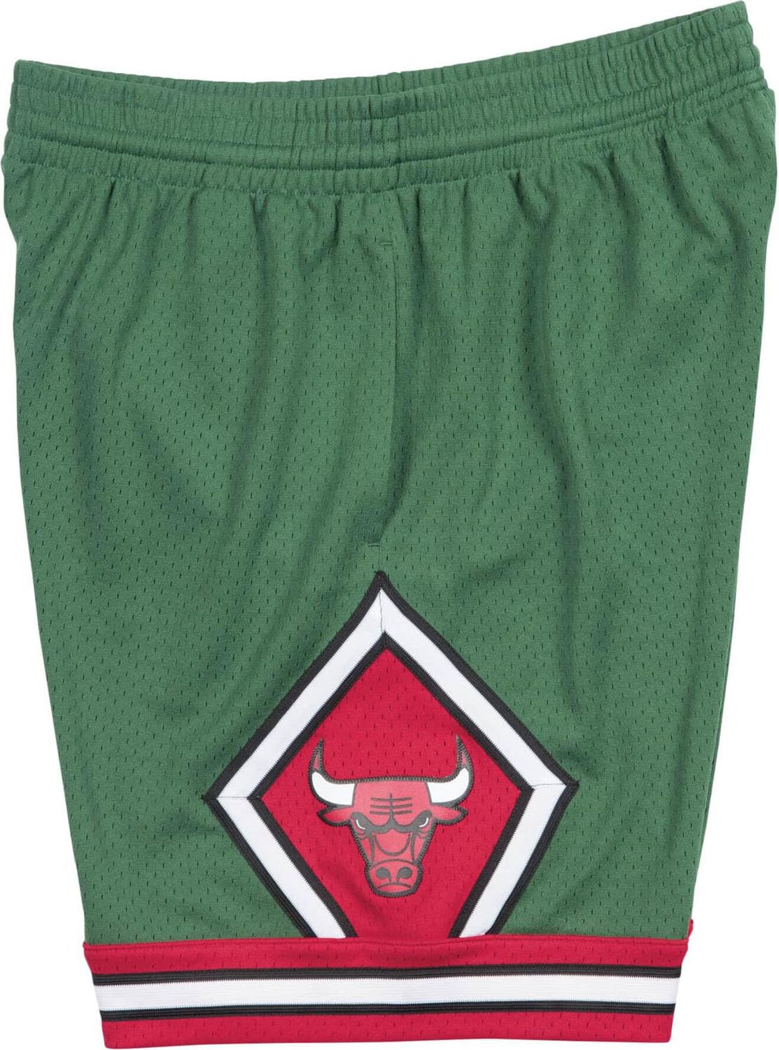 Mitchell & Ness Chicago Bulls NBA Swingman Shorts for Men - 2008-2009 Green Week Edition | Basketball Game, Gym Workout & Casual Streetwear