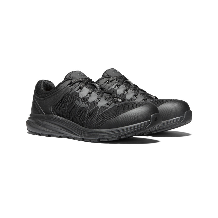 Men's Vista Energy Carbon Toe Work Boots - Black/Raven - Durable Safety Shoes for Construction, Hiking & Outdoor Work