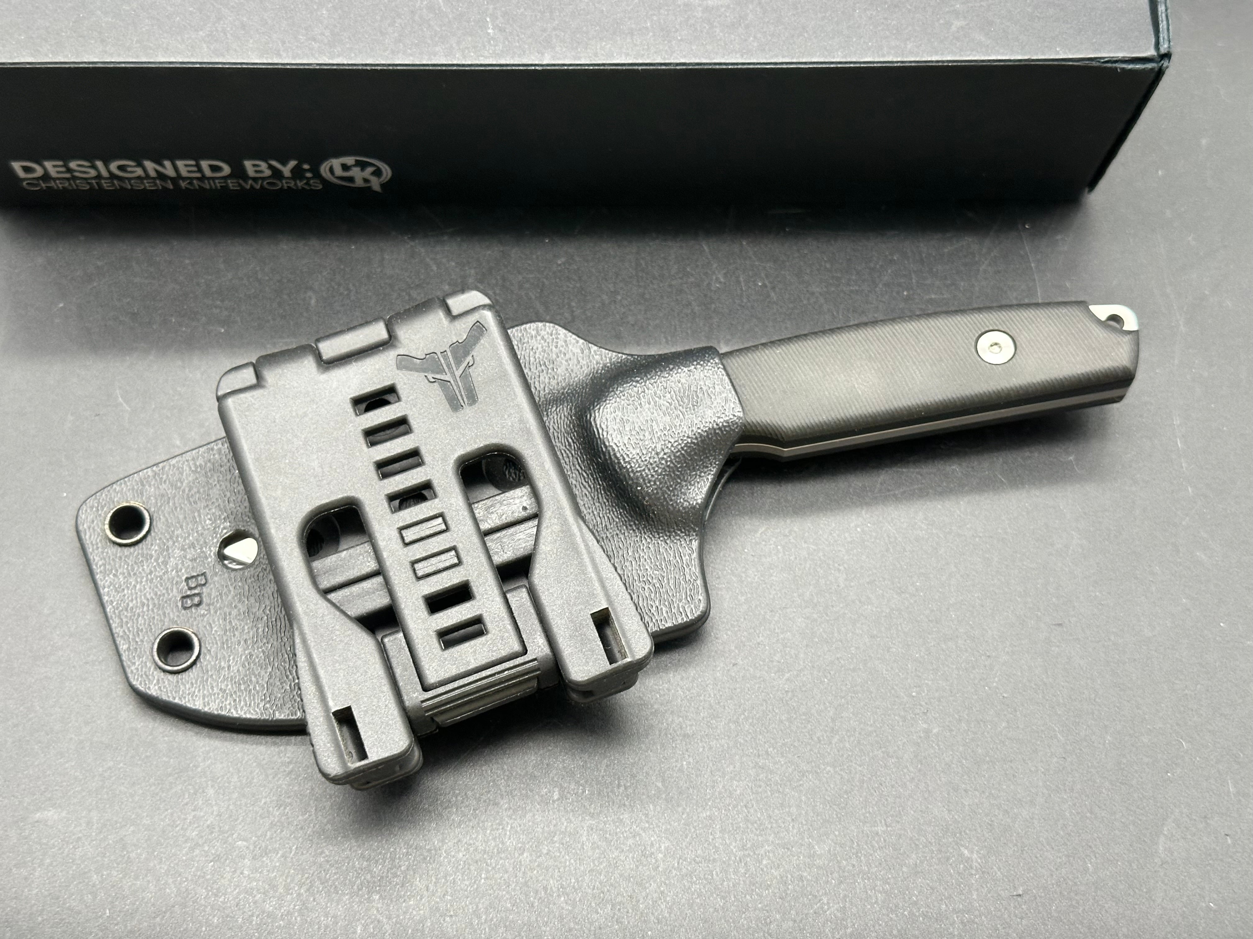 Premium Tactical Knife Dreadeye Magnacut with Boltaron Sheath - Outdoor Survival, Hunting, Camping & EDC Gear