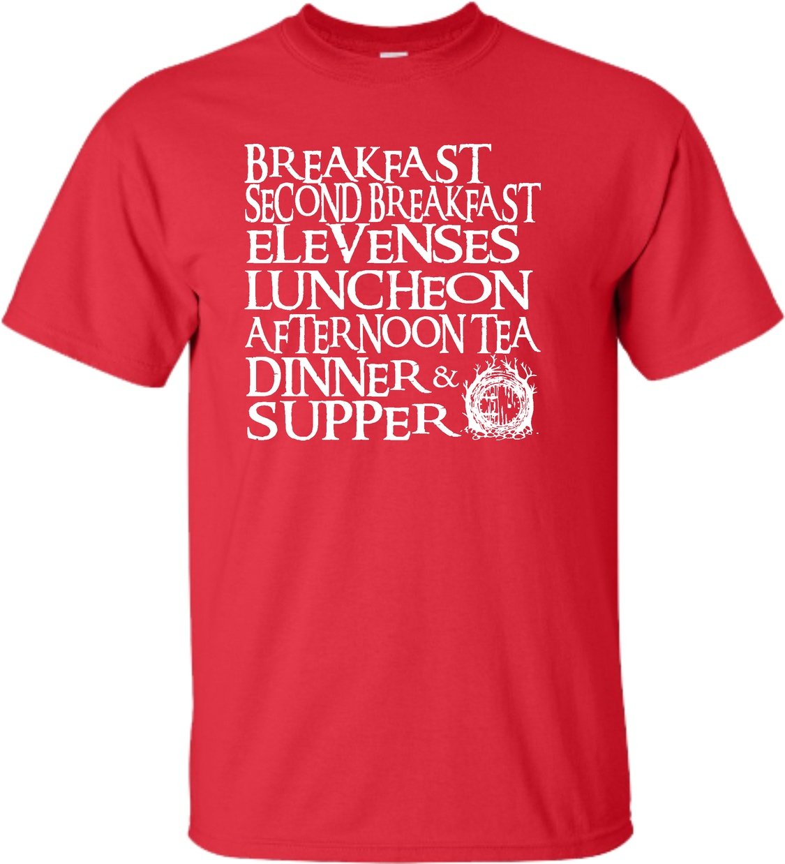 Go All Out Adult The Seven Daily Meals Funny Graphic T-Shirt - Casual Cotton Tee for Men & Women - Perfect for Workouts, Gym, and Everyday Wear