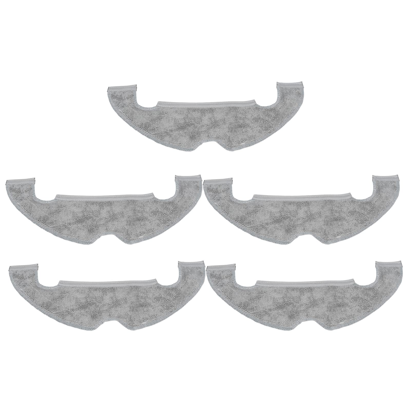 GLOGLOW 5-Pack Washable Vacuum Mop Pads - Replacement Cleaning Cloth for Xiaomi Dreame L10 Plus Robot Vacuum - Perfect for Hardwood Floors & Pet Hair Removal