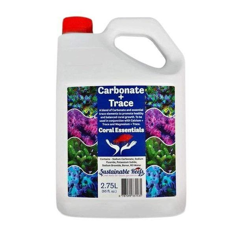 Premium Coral Essentials Carbonate + Trace for Saltwater Aquariums – Essential Reef Tank Minerals & Supplements for Healthy Coral Growth – Perfect for Marine Aquarium Enthusiasts
