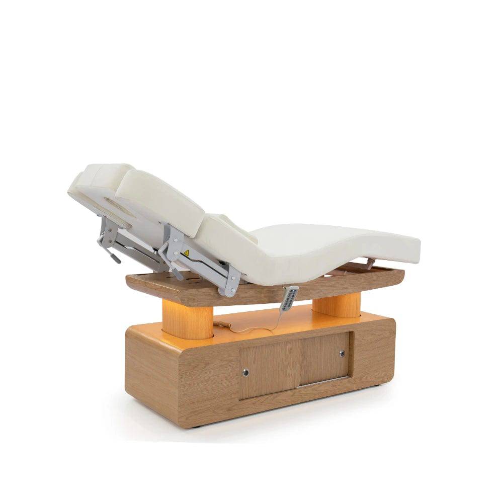 Premium White Oak SPA Beauty Bed G051 - Professional Massage Table for Home & Salon Relaxation