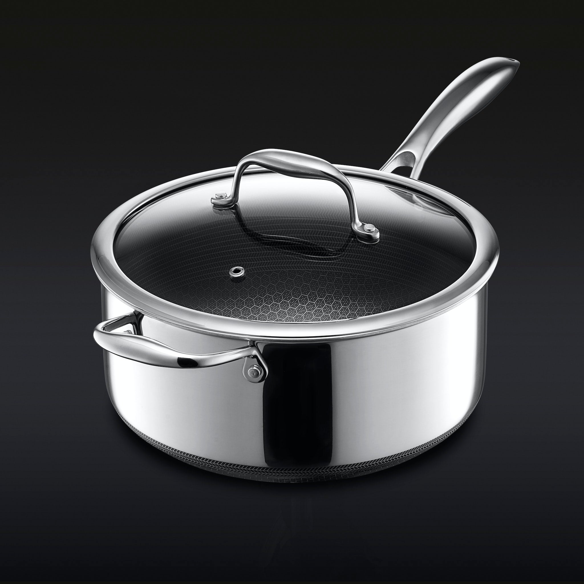 5 Liter Hybrid Cooking Pot with Lid - Nonstick, Durable & Versatile for Boiling, Steaming & Slow Cooking - Perfect for Home Kitchen & Camping