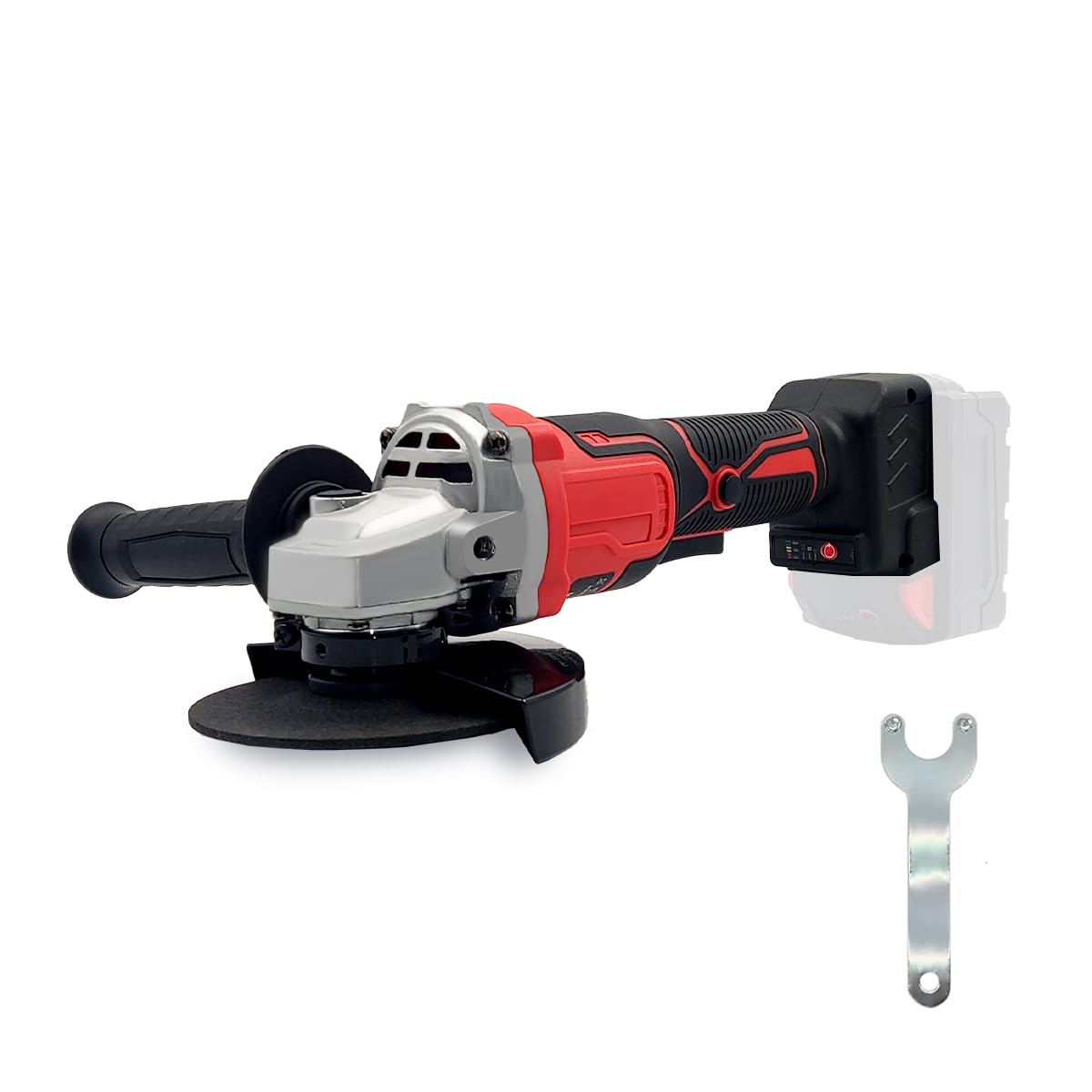 Milwaukee 18V Battery 48-11-1850 Cordless Angle Grinder - 11000 RPM Brushless Motor, 3 Variable Speeds, 4-1/2