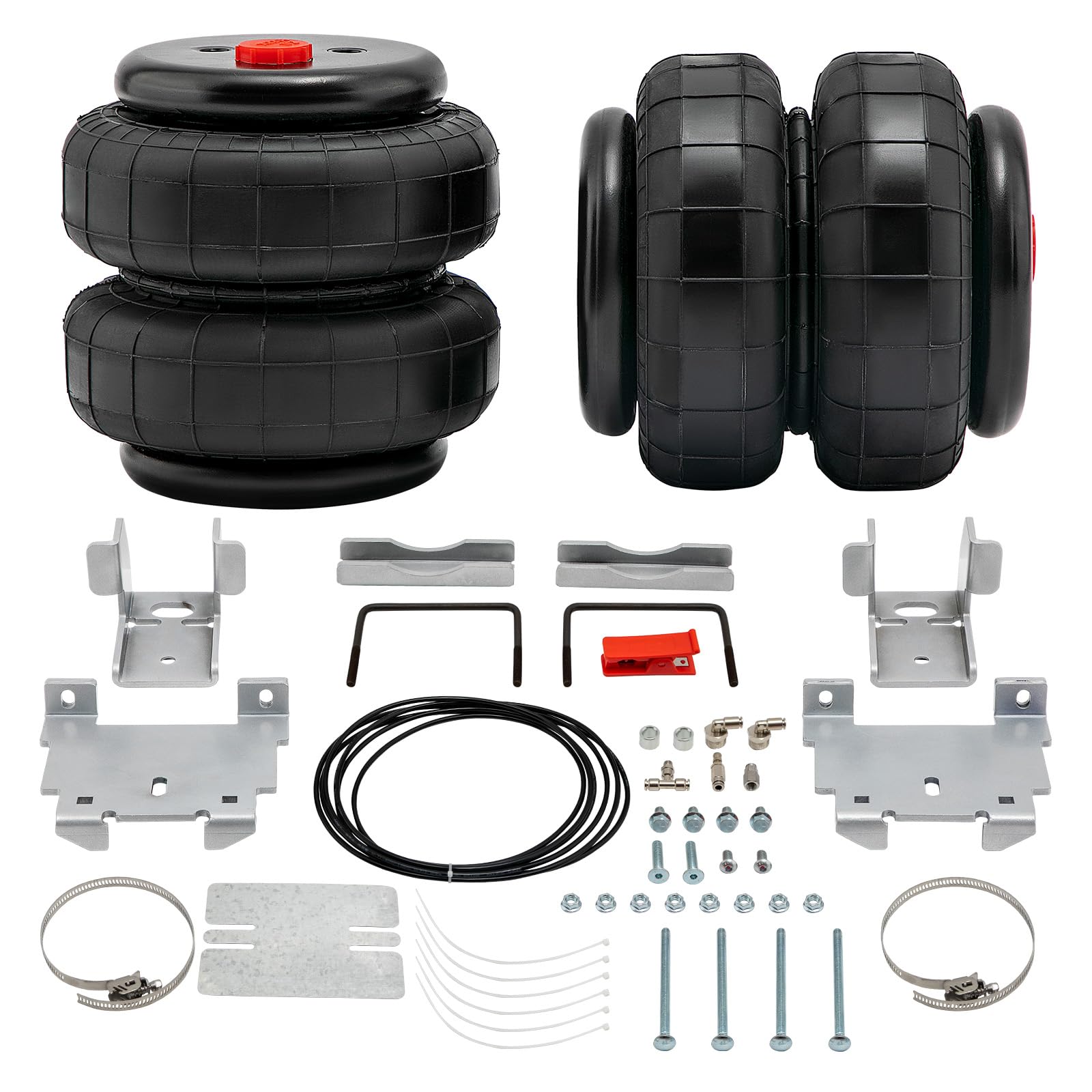 Heavy Duty Rear Air Suspension Bags Kit 5000lbs for 2007-2018 Chevrolet Silverado 1500 & GMC Sierra 1500 (2WD/4WD) - Truck Helper Spring Kit for Enhanced Load Support & Towing Capacity | Perfect for Hauling Trailers, Campers, and Heavy Cargo
