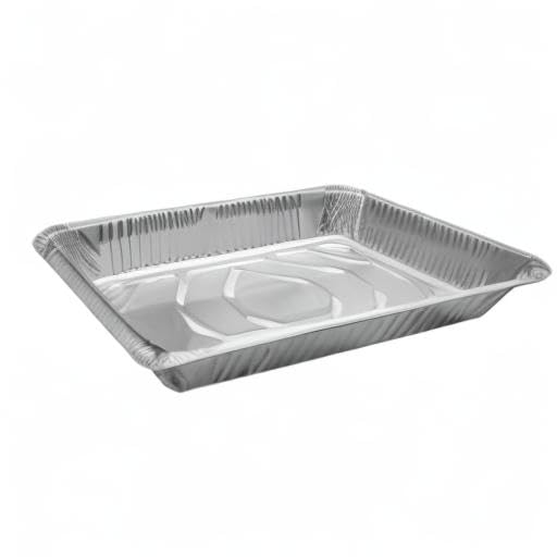 50-Pack Heavy Duty Full-Size Aluminum Foil Steam Table Pans for Catering, Buffets & Party Food Service - Commercial Grade Deep Steam Pans for Restaurants, Events & Bulk Food Storage