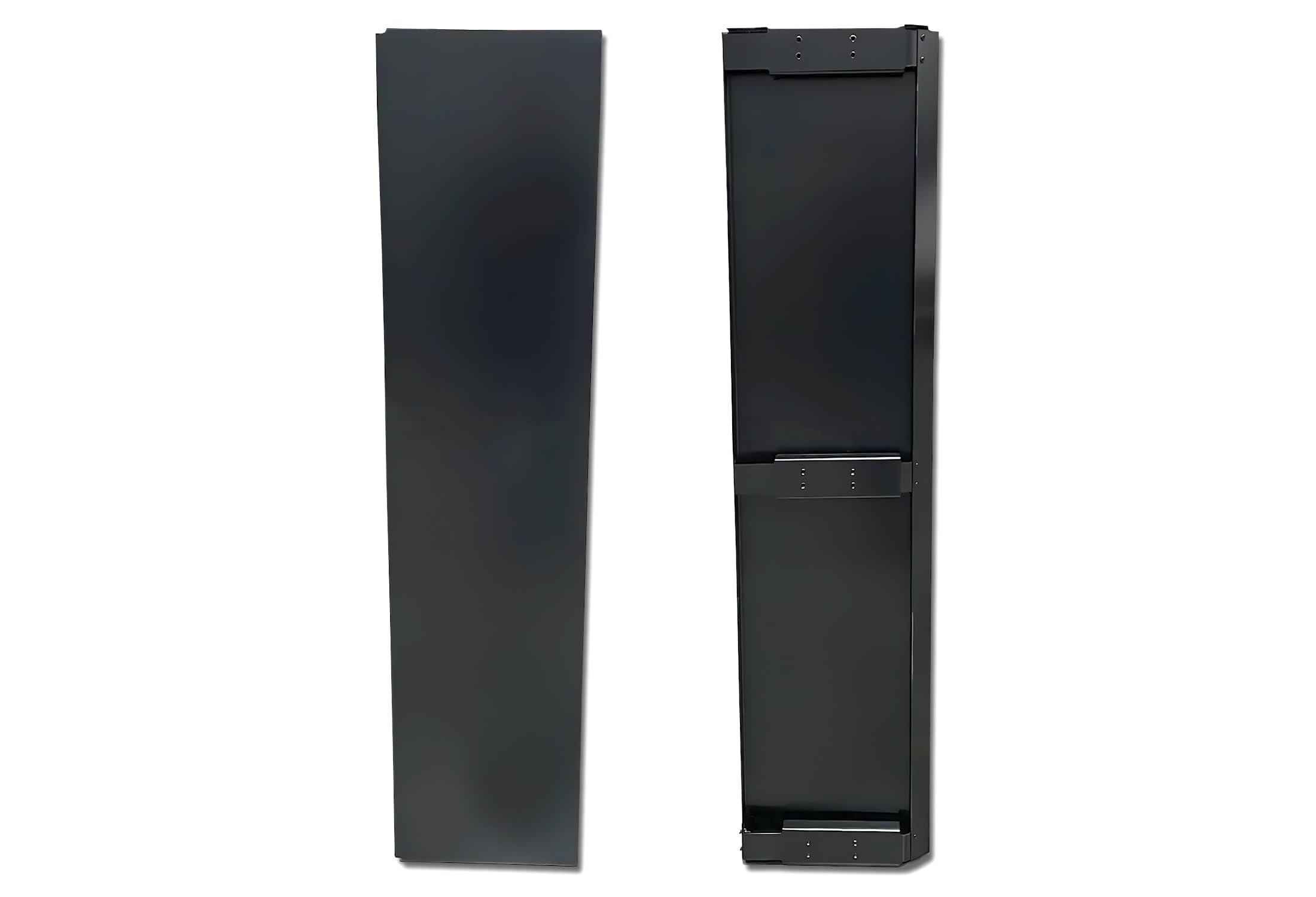 KOZAK Cab Cabin Lower Sleeper Fairing for Kenworth T680 - Large Right Passenger Side with Brackets, Logo Emblem, 2x 22