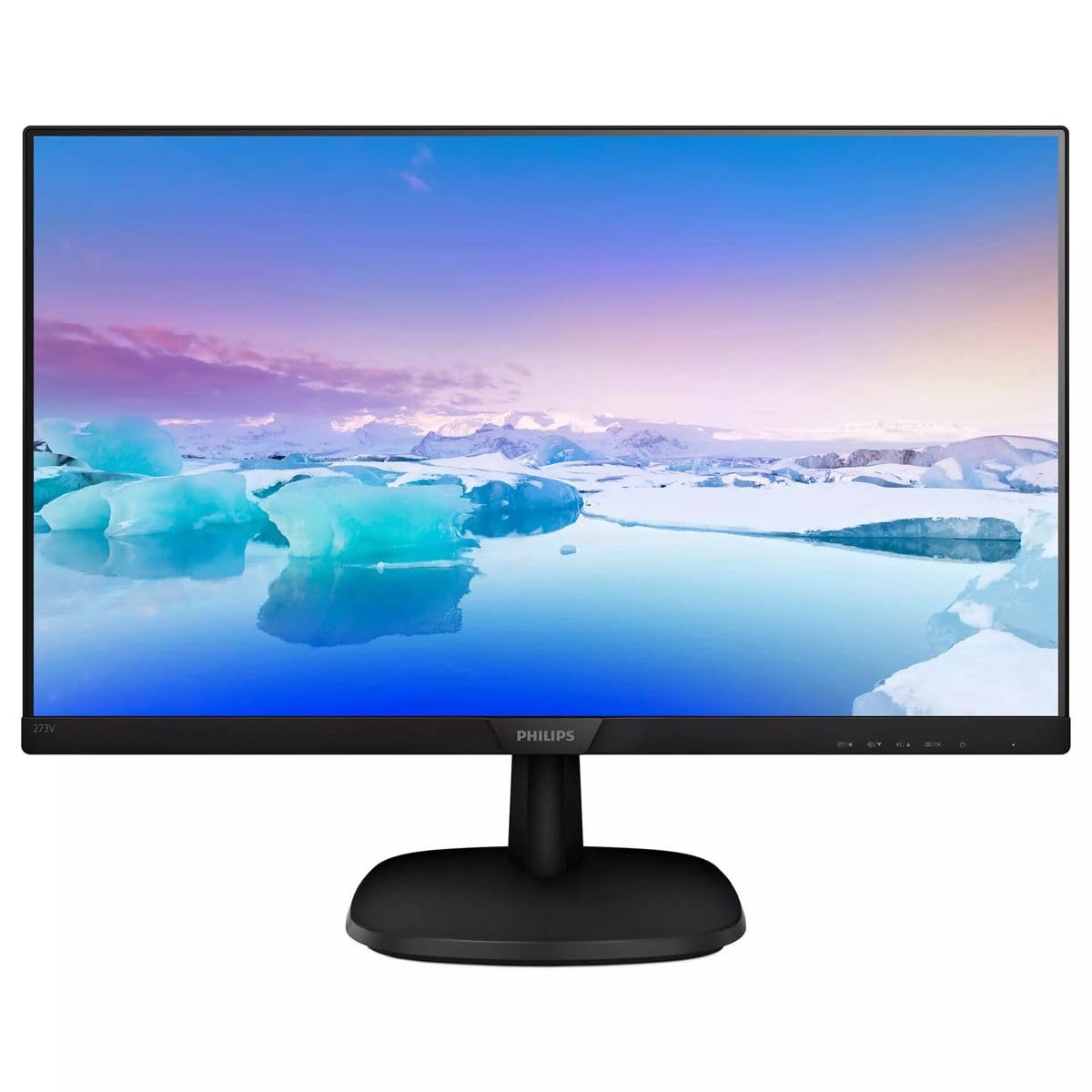 Philips 273V7QJAB 27-Inch Full HD LCD Monitor - 1920x1080 Resolution, VGA/HDMI Ports | Perfect for Home Office, Gaming & Multimedia