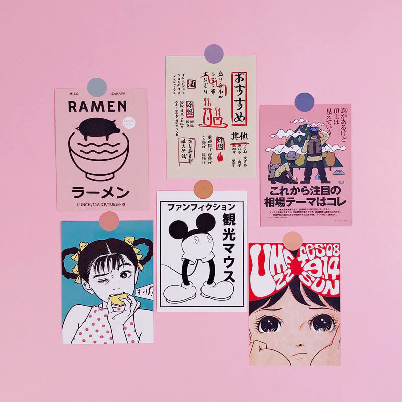 Premium Ramen Poster Card Pack - Japanese Noodle Art Prints for Home & Office Decor - Perfect for Ramen Lovers, Foodies & Anime Fans
