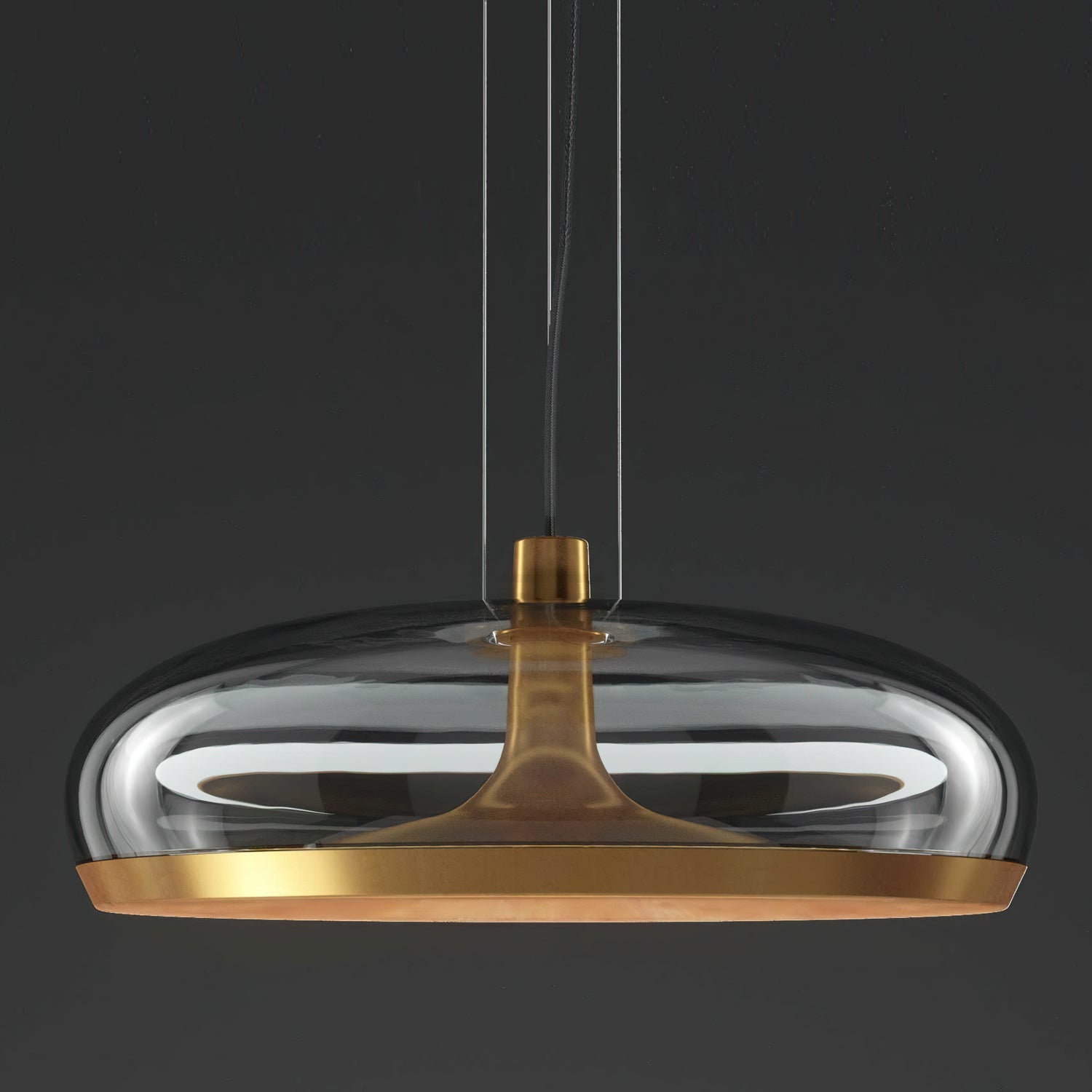 Aurelia Pendant Lamp - Modern Glass Ceiling Light Fixture for Dining Room, Kitchen Island & Living Room Decor | Elegant Hanging Chandelier Lighting for Home & Office