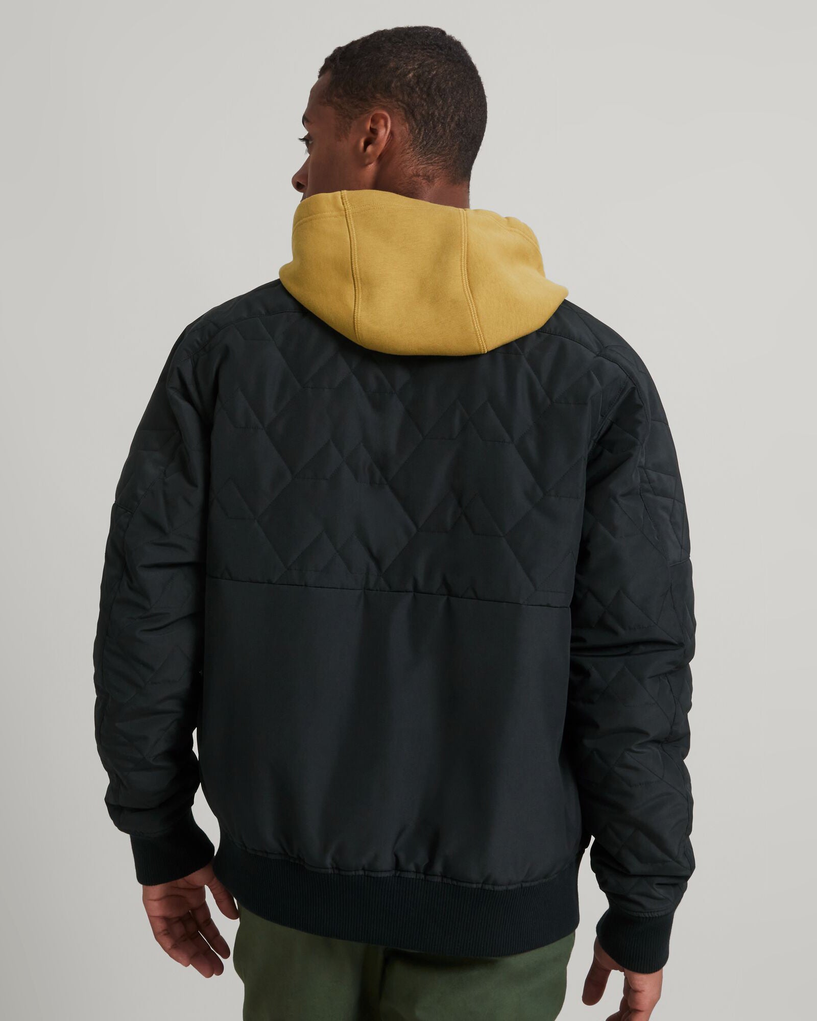 2-Way MNS Reversible Bomber Jacket for Men - Black | Lightweight Windbreaker for Casual Wear & Outdoor Activities
