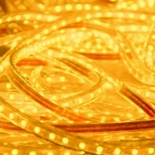120V LED Strip Lights - Antique Warm White (2200K) with Custom Cutting | Flexible Lighting for Home Decor, Bedroom, Kitchen & DIY Projects