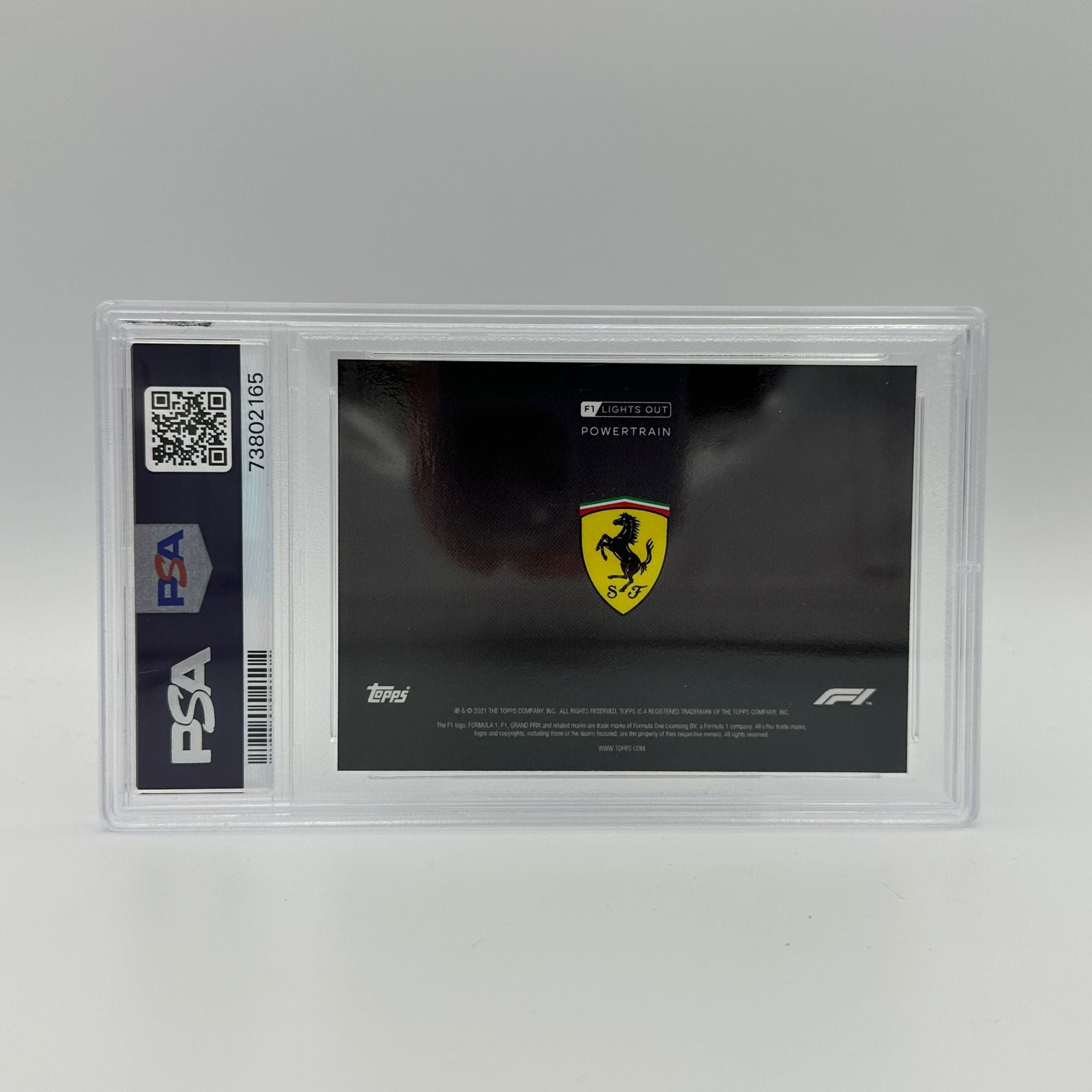 PSA 10 Graded 13/25 Ferrari Powertrain Purple Parallel - Rare Collectible for Sports Car Enthusiasts & Trading Card Investors