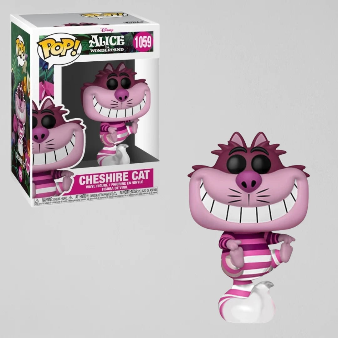 Funko Pop! Disney Alice in Wonderland 70th Anniversary Cheshire Cat Vinyl Figure - Collectible Gift for Disney Fans, Home Decor & Office Display