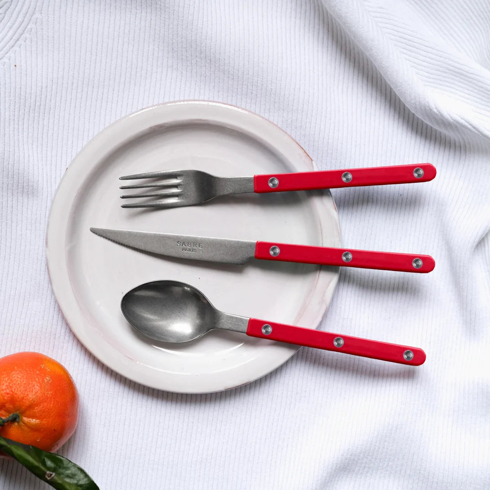 Vintage Finish Bistrot Salad Fork - Elegant Flatware for Fine Dining, Restaurants & Home Entertaining