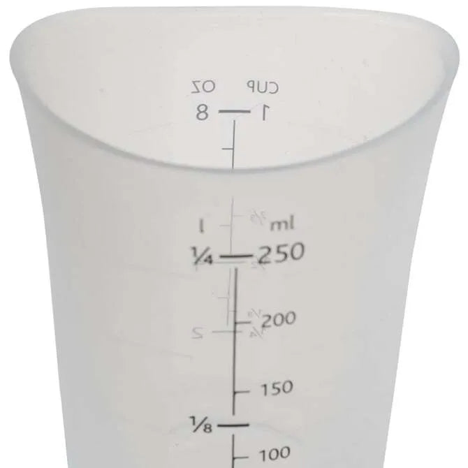 ISI Flex It 1 Cup Measuring Cup - Flexible Silicone Kitchen Tool for Baking, Cooking & Liquid Measurement (Dishwasher Safe) | Perfect for Home Chefs, Bakers & Meal Prep