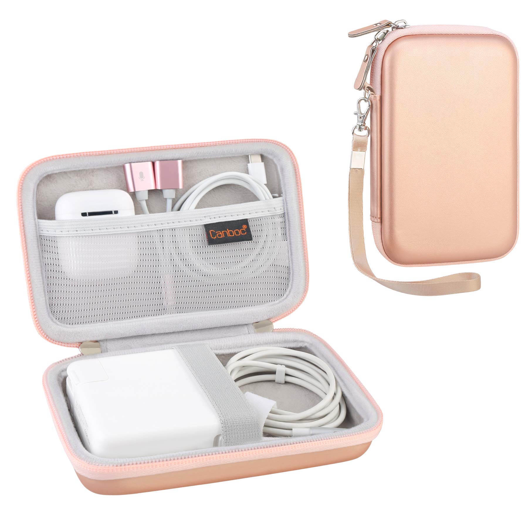 Canboc MacBook Air Pro Charger Case - Magsafe & Magsafe 2 Power Adapter Protective Cover with Travel Pouch | Perfect for Home, Office & Travel Accessories