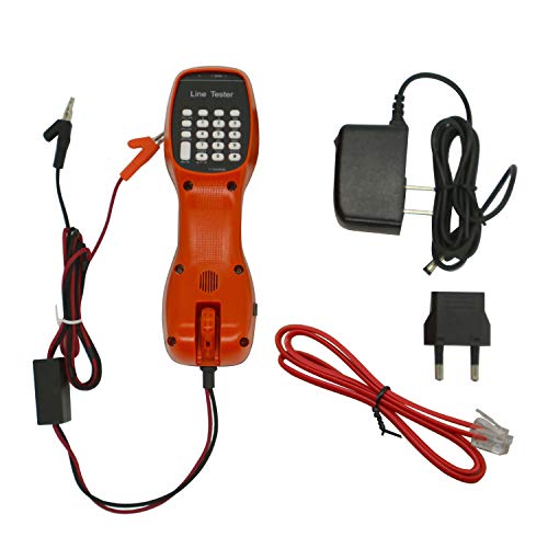 Disenparts ST230E Professional Telephone Line Tester - Butt Set for Telecom Technicians | Network Cable Testing, Phone Line Diagnostics & Repair Tool