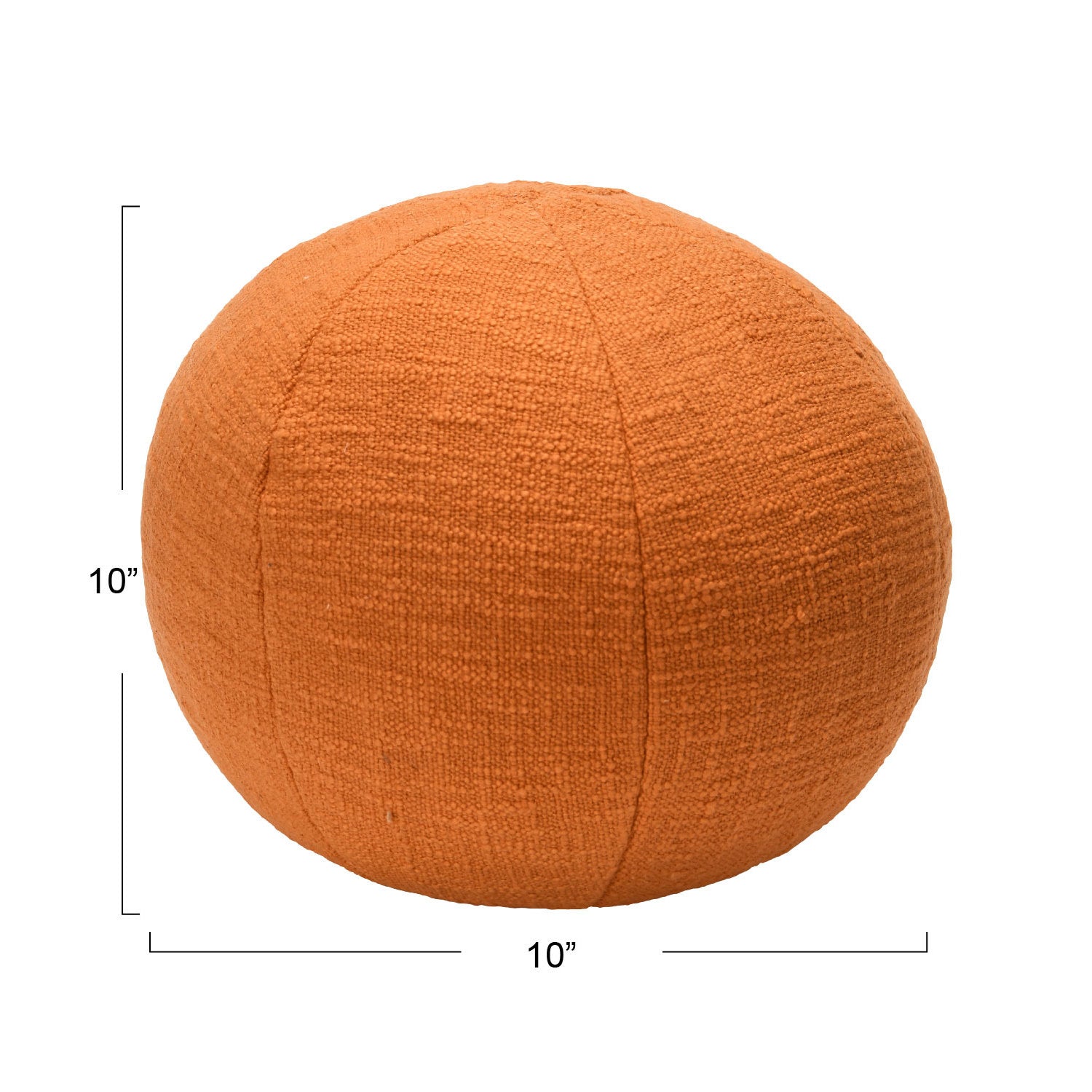 Summer Orb Pillow - Soft Round Decorative Throw Pillow for Bed, Couch & Outdoor Use - Perfect for Home Decor, Living Room, Patio & Poolside Relaxation